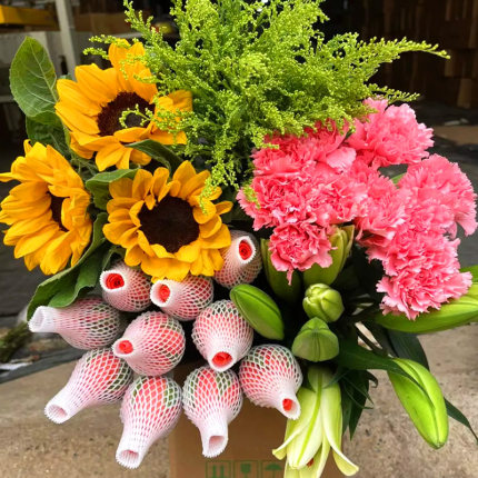 鲜花云南基地直发玫瑰花香水百合花家用插花花卉康乃馨向日葵鲜切