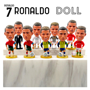 皇马尤文曼联葡萄牙C罗足球人偶手办利雅得胜利皇马玩偶公仔模型