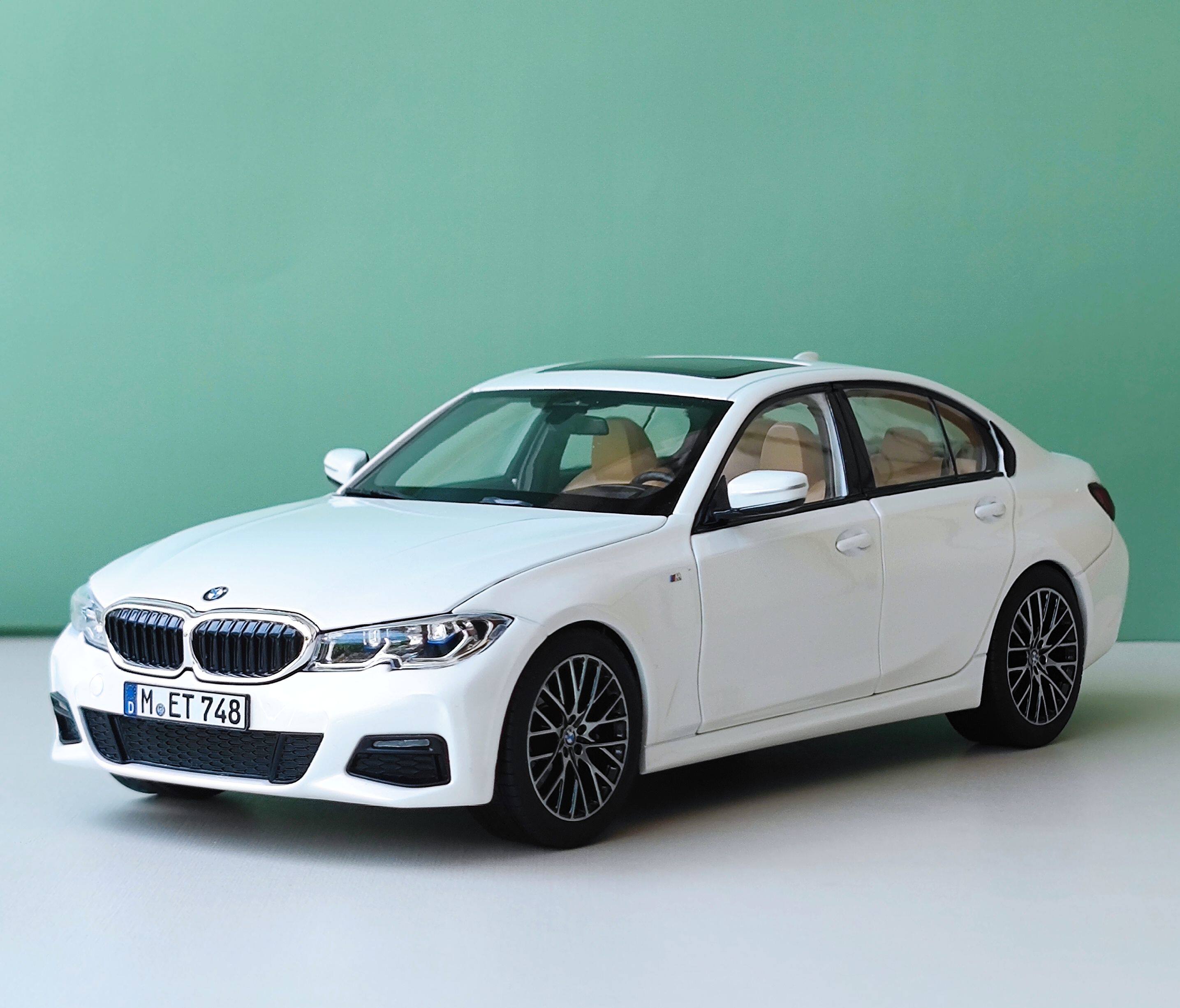 诺威尔1:18原厂宝马330i G20 新款3系合金汽车模型