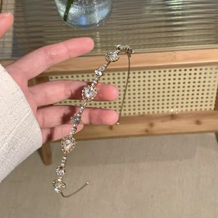 宫廷复古巴洛克水钻细发箍女带钻高级感洗脸发卡发捆金属头箍头饰