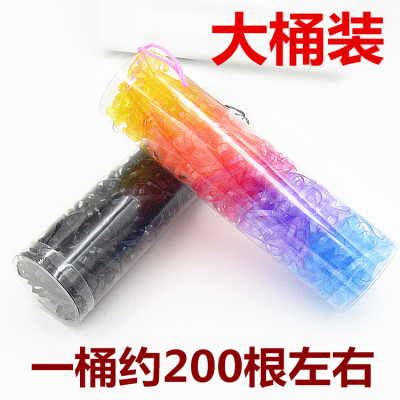韩版小皮筋黑色头绳儿童发饰包邮