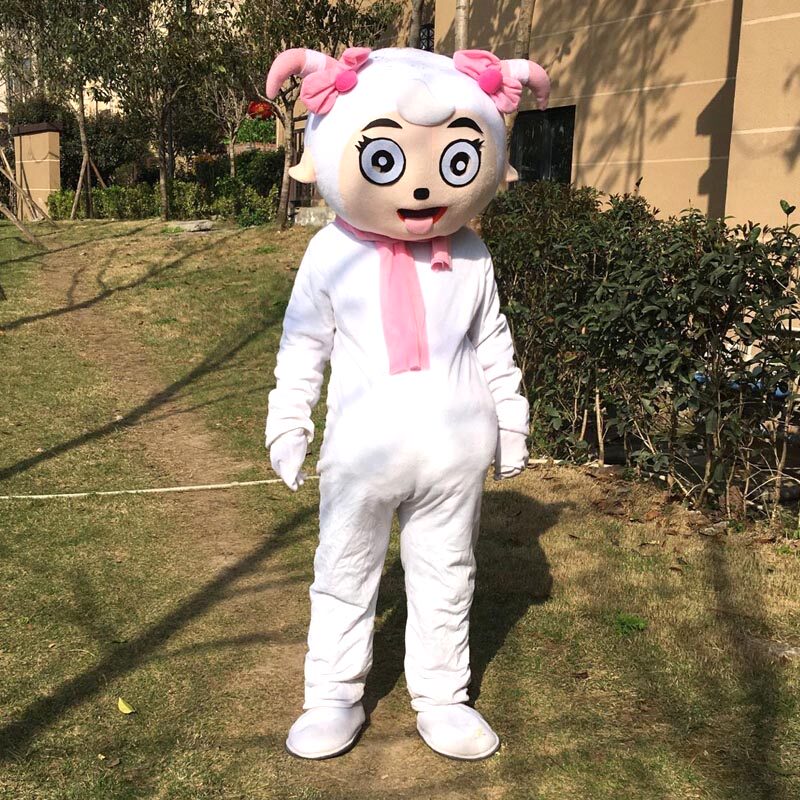 重庆出租喜洋洋灰太狼美羊羊卡通人偶cos道具成人行走人偶表演服