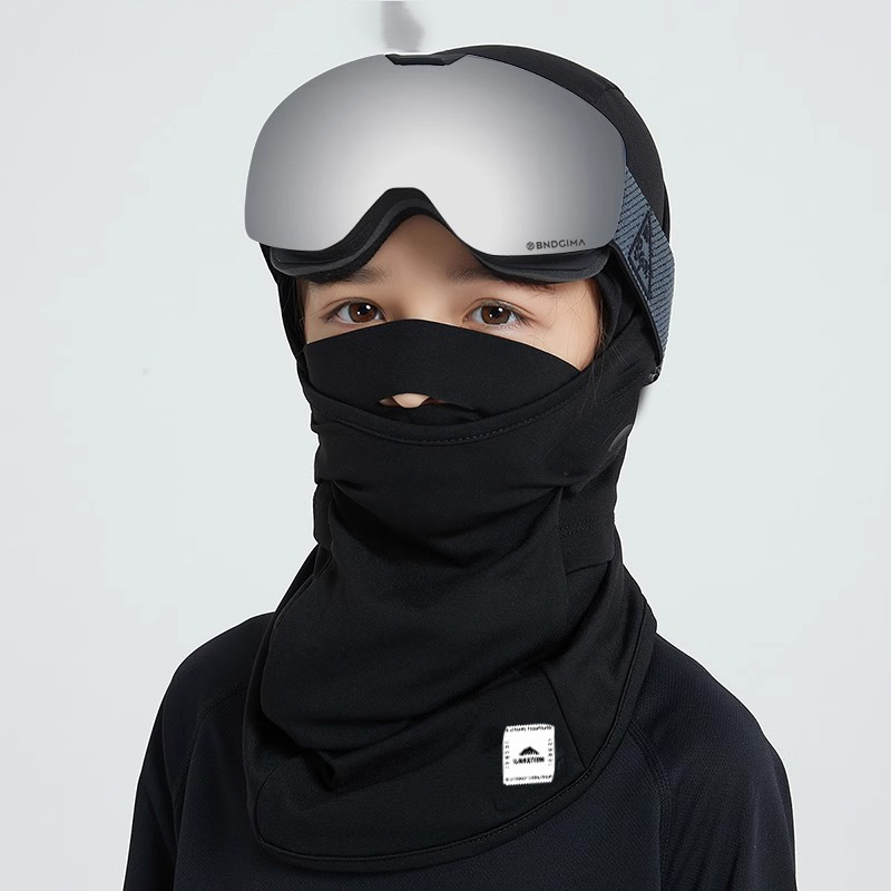 2025新款儿童滑雪头套冬季户外骑行防风保暖速干透气脖套滑雪护脸