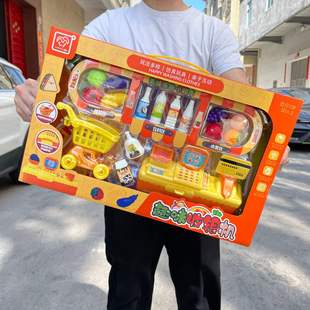 生日礼物地摊 模式 儿童过家家仿真厨房玩具女孩套装 收银机29元