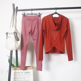 2022新款健身服套装女春秋季显瘦时尚晨跑专业训练跑步运动套装女