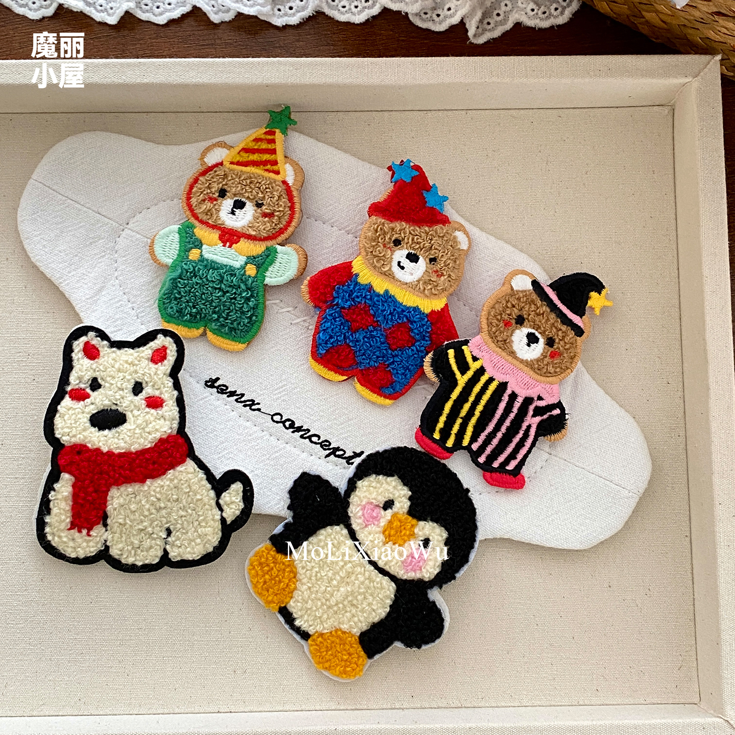 超萌可爱卡通小熊小狗发夹女宝宝侧边刘海夹碎发夹子头饰bb夹百搭