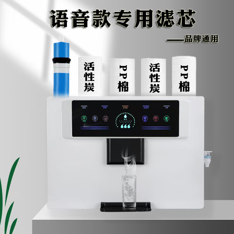 语音播报杀菌净水器芯8寸PP棉原装正品颗粒碳RO反渗透纯水机滤芯