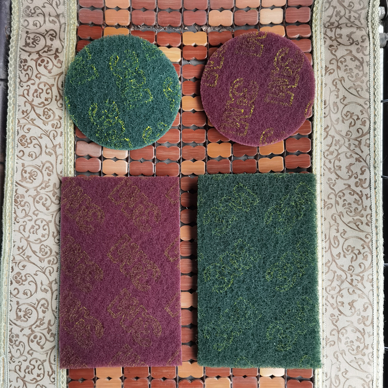 3M工业百洁布加厚金刚砂拉丝布圆形除锈不锈钢陶瓷滤芯厨房清洁布