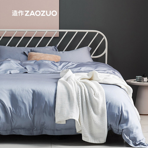 造作云杉天丝高支床品纯色