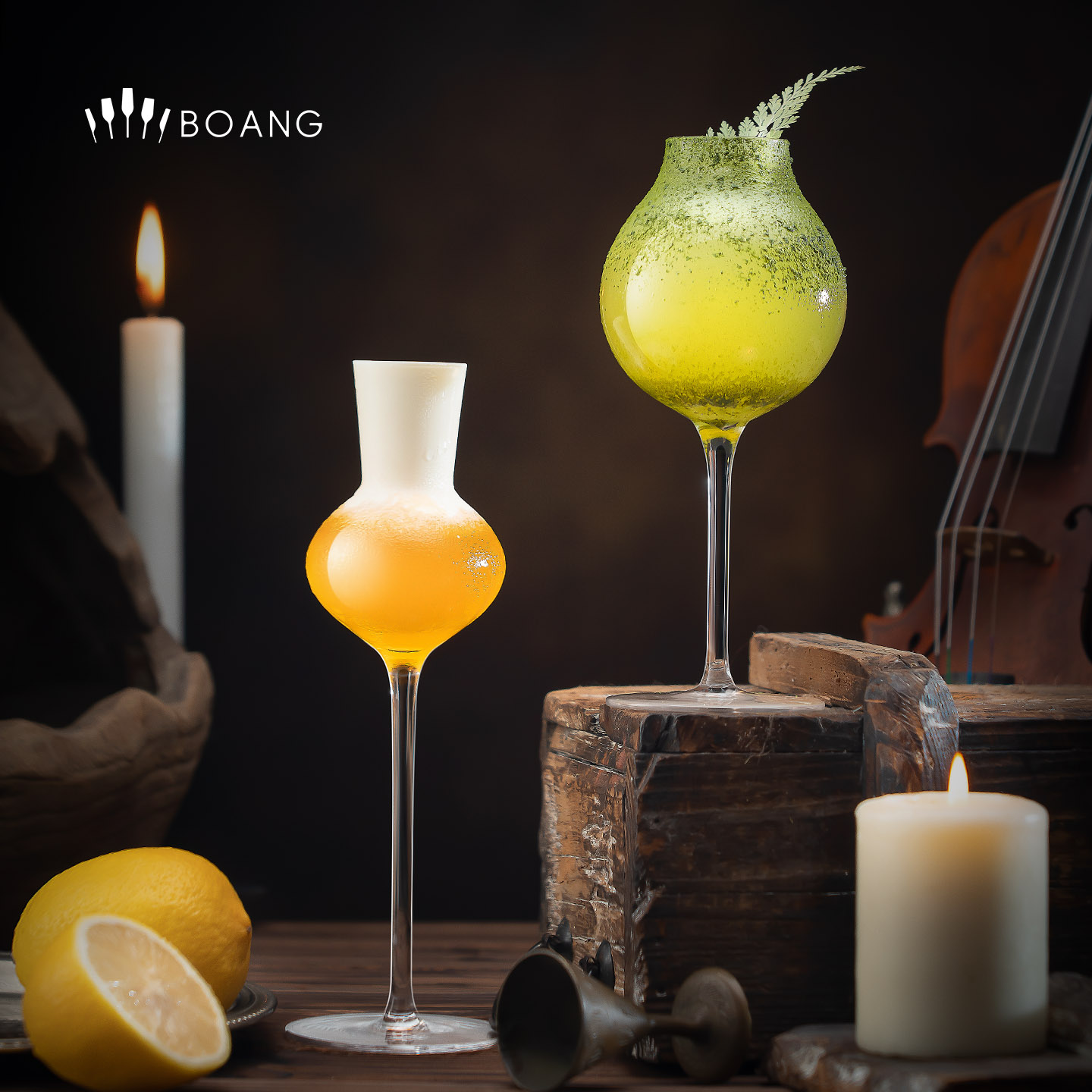 【胖东来爆款】水晶玻璃鸡尾酒杯