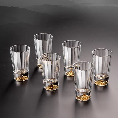 高级感竖纹白酒杯二两波昂BOANG