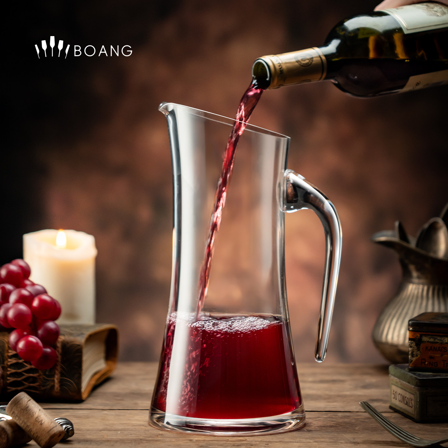 大容量水晶白酒分酒器公道杯醒酒器红酒家用高级感葡萄酒倒酒扎壶,餐饮具,醒酒器,淘宝优惠券,粉丝福利购,淘宝优惠卷