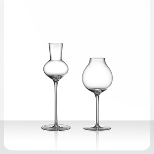 高档威士忌闻香杯水晶洋酒杯套装郁金香品鉴杯古典白兰地杯子家用