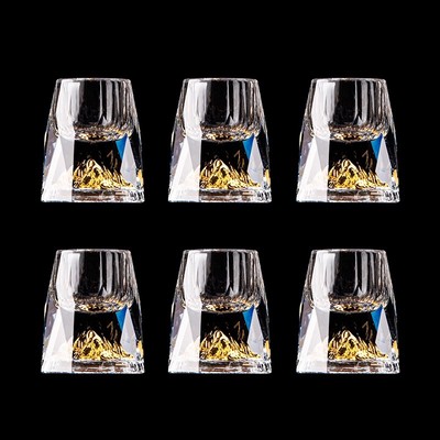 【高端新品】水晶玻璃白酒杯