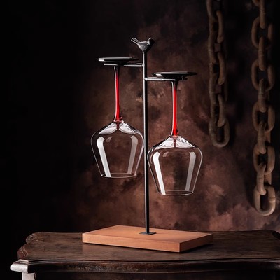 【德国进口】黑领结红酒杯