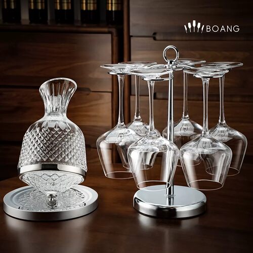 波昂/BOANG高档轻奢水晶红酒杯