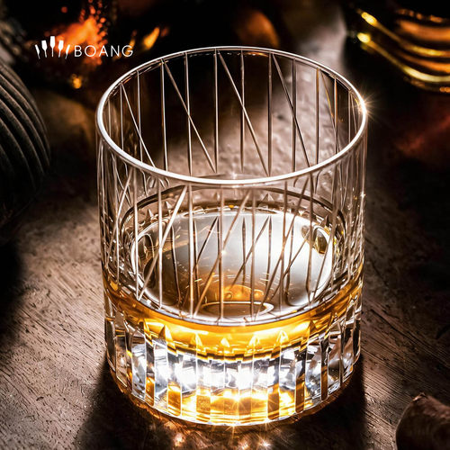 波昂/BOANG江户切子水晶威士忌杯