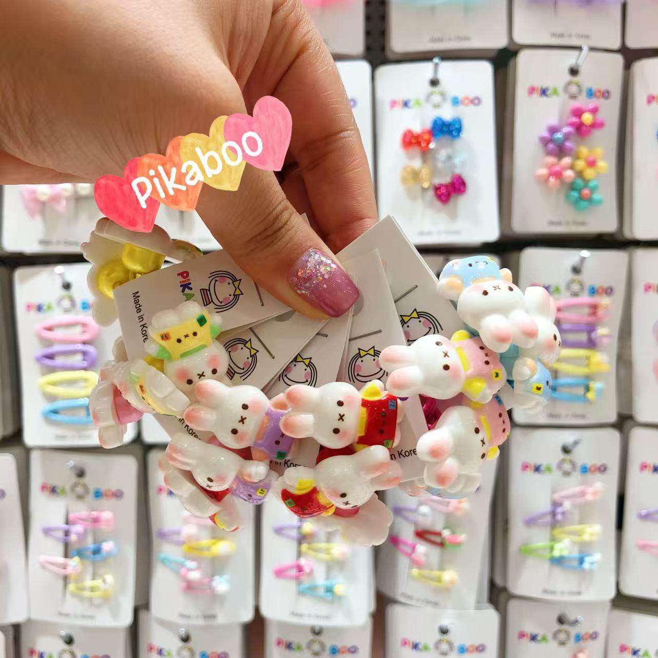 韩国儿童发饰pikaboo彩色卡通超萌兔兔绕绕发绳发圈,饰品/流行首饰/时尚饰品新,发饰,淘宝优惠券,粉丝福利购,淘宝优惠卷