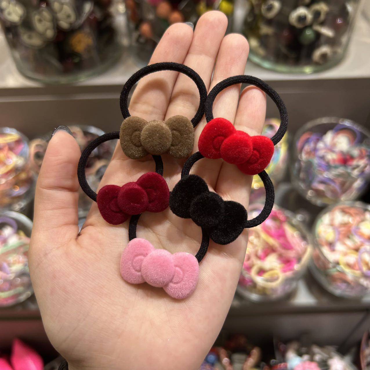 韩国东大门bebeprince儿童发饰植绒蝴蝶结迷你发圈拇指圈发绳,饰品/流行首饰/时尚饰品新,发饰,淘宝优惠券,粉丝福利购,淘宝优惠卷