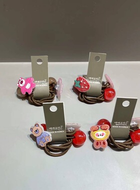 10.27韩国bebeprince儿童发饰卡通小熊发绳发圈