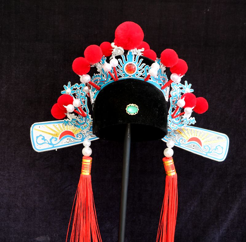 京剧黄梅戏服装戏曲豫剧状元帽子盔头戏帽子官人新郎驸马帽