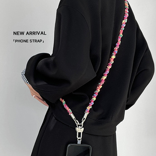 Shining 结实防盗绳 life原创初秋毛绒手机挂绳斜挎可背女高端时尚