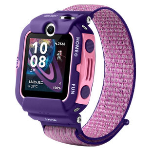 适用华为儿童手表4X表带尼龙透气替换带4X新耀款电话手表通用精编手链男女学生NLK-AL00编织柔软回环腕带配件