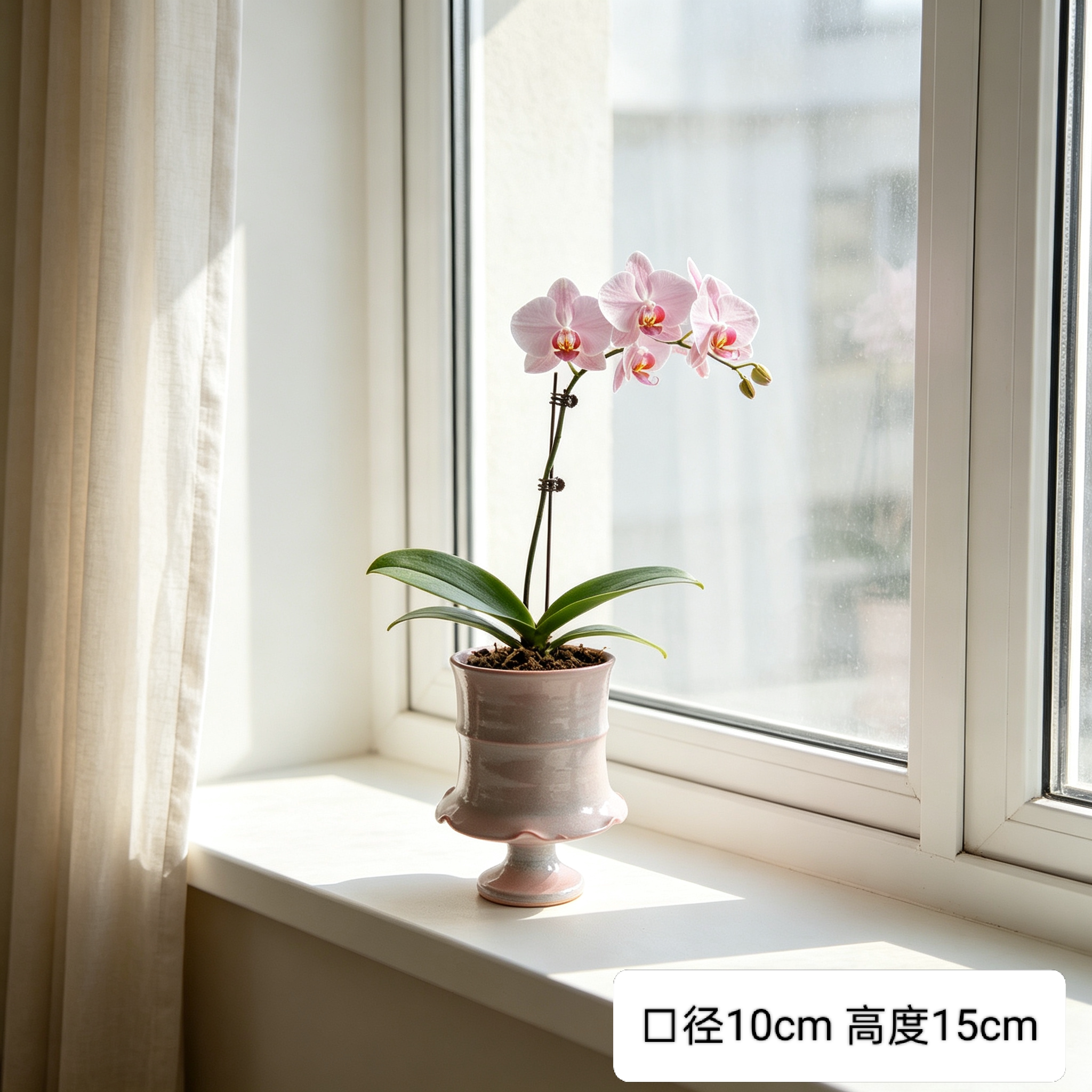 景德镇手工陶瓷花盆多肉植物盆栽侘寂风透气复古花器绿植花盆