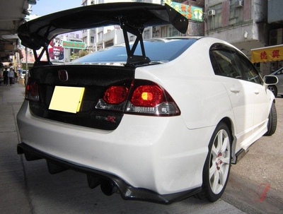 FD2原装款包围后扰流J'S racing/CIVIC type r carbon diffuser