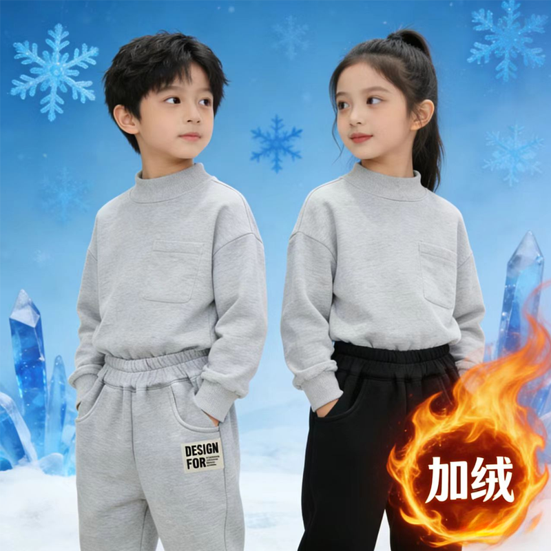 儿童运动休闲裤秋冬保暖