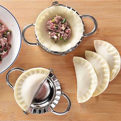 Stainless Steel Dumpling Maker Dumpling Skin Mold Ravioli Ma