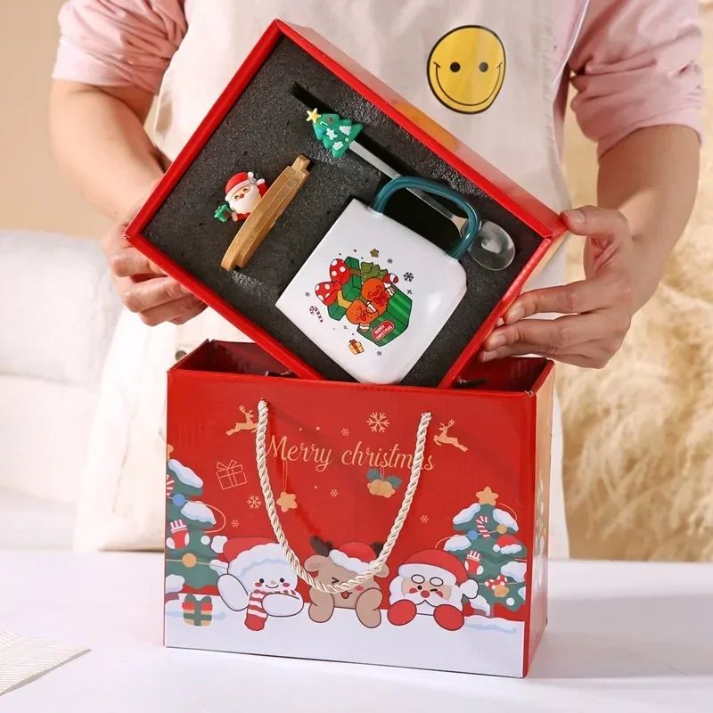 Mug Gift Box Ceramic Mug Christmas Gift Ceramic Mug with Lid