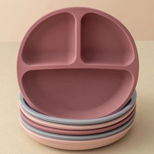 1PCS Baby Sucker Silicone Dining Plate BPA Free Children Dis