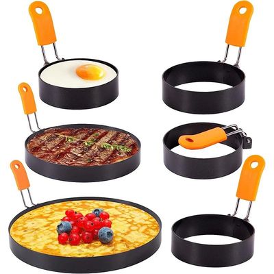 Egg Rings Pancake Mold Set Set Stainless Steel Fried Egg Rin