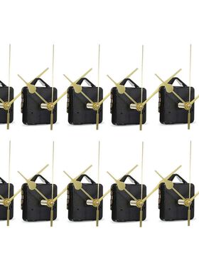 10Pcs DIY Silent Movement Spindle Hands Wall Quartz Clock Mo