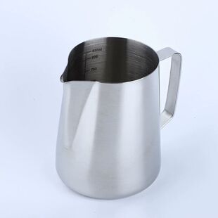 350/600/1000ml Milk Creamer Frothing Pitcher with Scale Stai