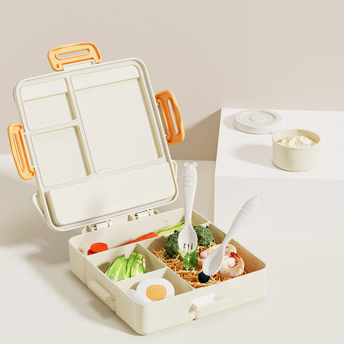 1100ml Healthy Material Lunch Box Wheat Straw Japanese-style