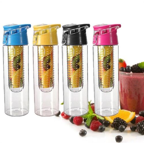 700ML Sports Lemon Juice Bottle Portable Fruit Infusing Infu