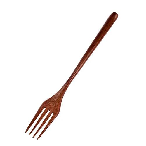 New High Quality Natural Wooden Spoon Handmade Wooden Fork H