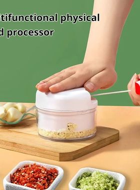 1pc White Hand Pulled Garlic Grinder In The Kitchen Palm Mul