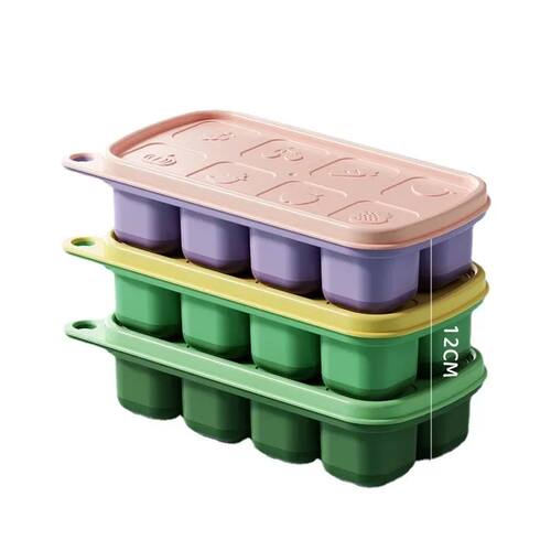 Refrigeration Home Food Grade Silicone Molds Baby Mold Ice M