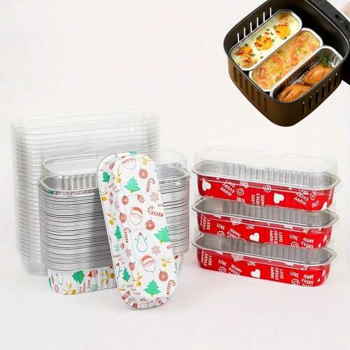 Rectangular Disposable Baking Pan Muffin Jar Brownie Dish Mo
