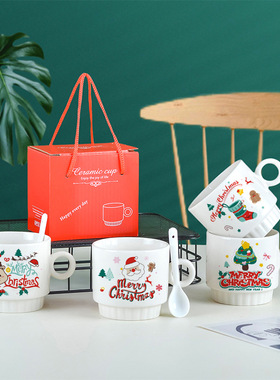 Christmas Ceramic Cup Companion Gift Holiday Mug Gift Cup Lo