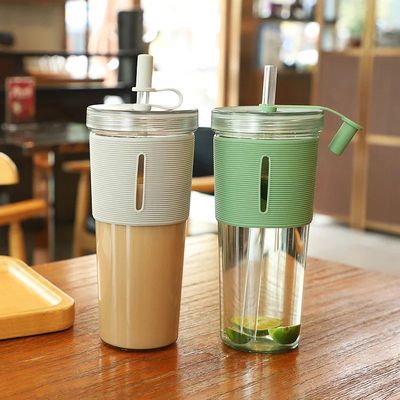 710ml/24oz Large Capacity Coffee Cup, Plastic Water Bottle W