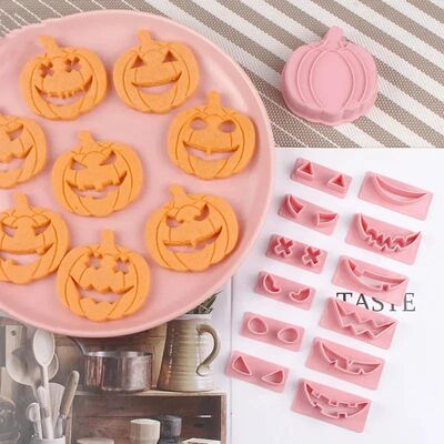 Halloween Cookie Cutter 3d Cartoon Ghost Pumpkin Cutting Bis