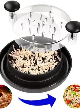 Large Chicken Breast Shredder Tool Visible Lid Meat Grinder