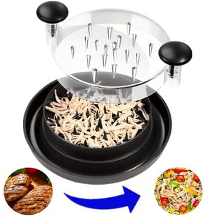 Large Chicken Breast Shredder Tool Visible Lid Meat Grinder