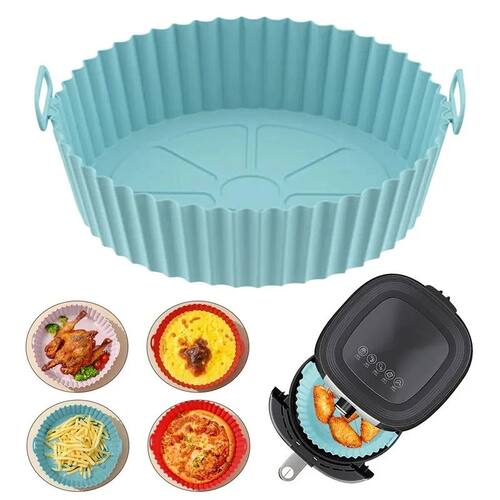 Silicone Basket Pot Tray Airfryer Liner For Air Fryer Reusab