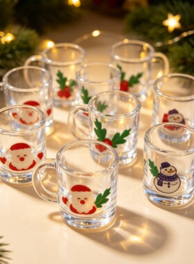 Mini Christmas Cup BJD Miniature Christmas Home Decoration