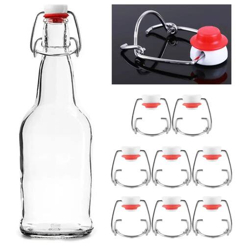 8Pcs Bottles Cap Home Plastic Sealer Lid Wine Stoppers Beer
